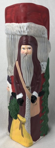 Porta fiammiferi Babbo Natale vintage ceramica eremitage 1995 edizione limitata nuovo Natale - Foto 4 di 5