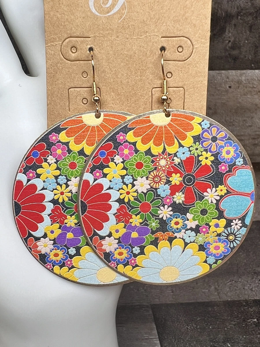 Plunder online floral earrings