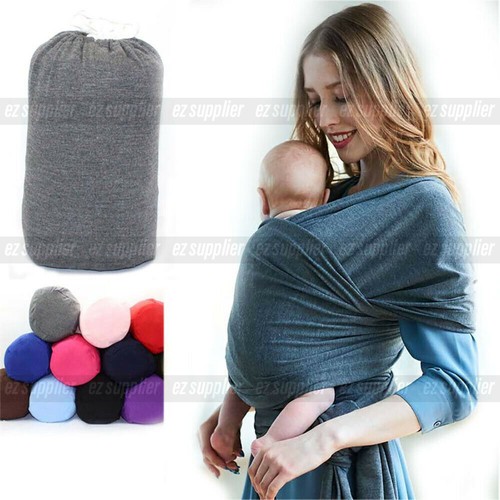 Baby Sling Adjustable Wrap Carrier Infant Breastfeeding Pouch Newborn HOT - Picture 6 of 15