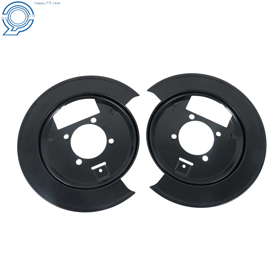 For Chevrolet Blazer 1997-2005 S10 GMC Jimmy 2Pcs Rear Disc Brake Dust Shield Foto 2 de 4