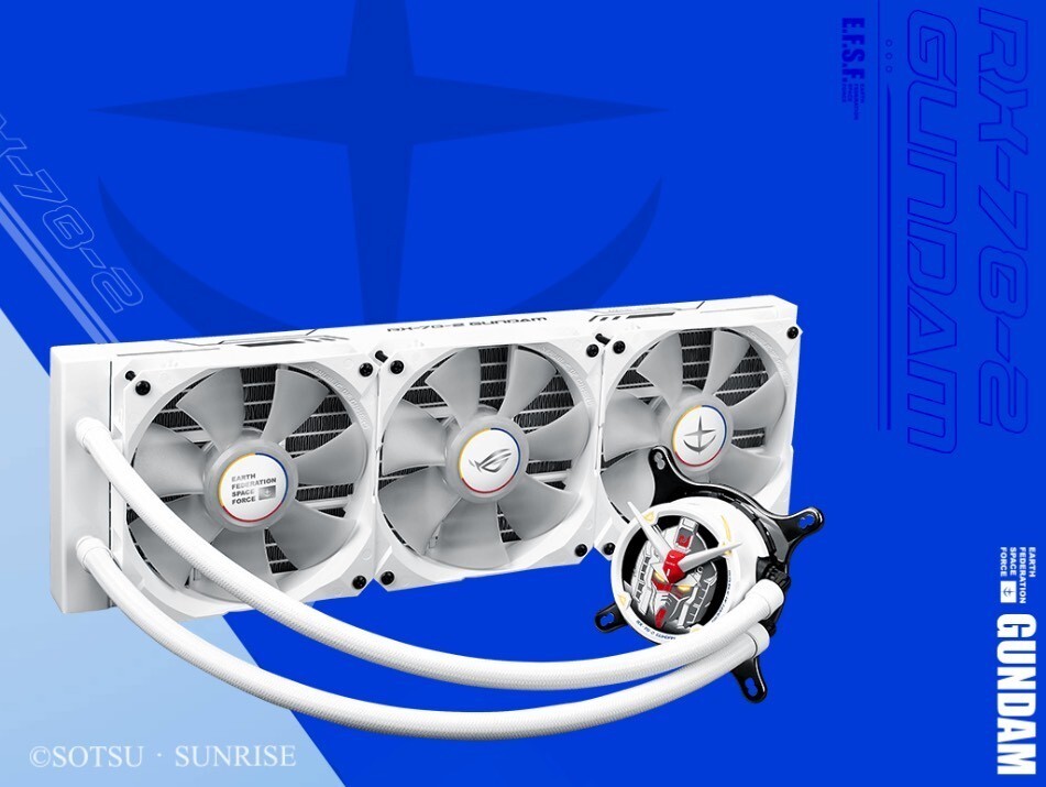 PCパーツ ASUS - ROG STRIX LIQIUID CPU COOLER GUNDAM ROG