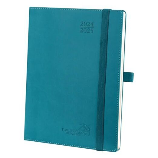 Planner 2024-2025 (6.5'' x Medium-6.5'' x 8.5''-Non Spiral Pacific Green-image