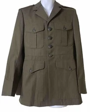 DSCP US Marine Corps Service Uniform Size 39R Crown Clothing Company USA Green