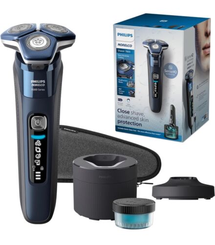 Philips Norelco Shaver 7800 Rechargeable Wet & Dry Electric Shaver With Sense IQ - Picture 1 of 6