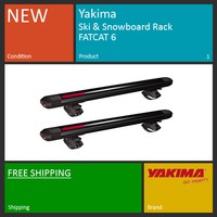Yakima Ski Snowboard Roof Rack Carriers - Fatcat 6 Yakima Ski Snowboard Roof Rack Carriers - Fatcat 6