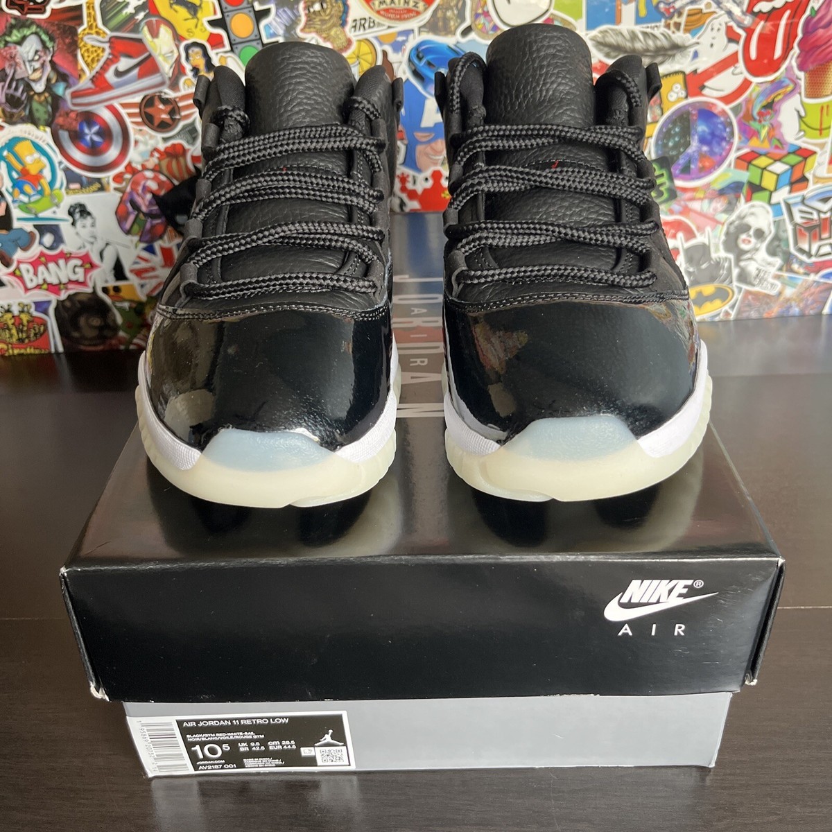 Nike Air Jordan 11 Retro Low “72-10/Black White” AV2187-001 Size 11 - Jordan 11 Retro Low 72-10 for sale online | eBay main image 4