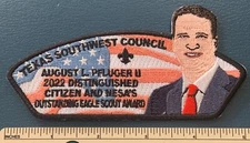 2018 TEXAS SOUTHWEST COUNCIL Boy Scout PATCH CSP August L Pfluger II BSA NESA