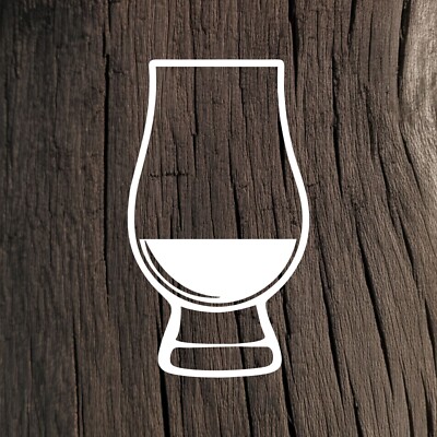 Glencairn Bourbon/Glass Decal/Bourbon Whiskey Sticker Boyfriend Gift Sticker Bou
