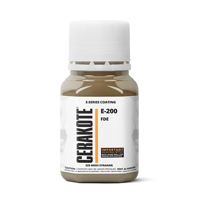 CERAKOTE  E-SERIES Oven Cure Coating with Part B E-200 FDE (4oz)