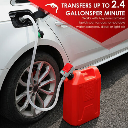 Battery Powered Fuel Transfer Pump Petrol Diesel Oil Fluid Water Fast Transfer - Picture 3 of 9