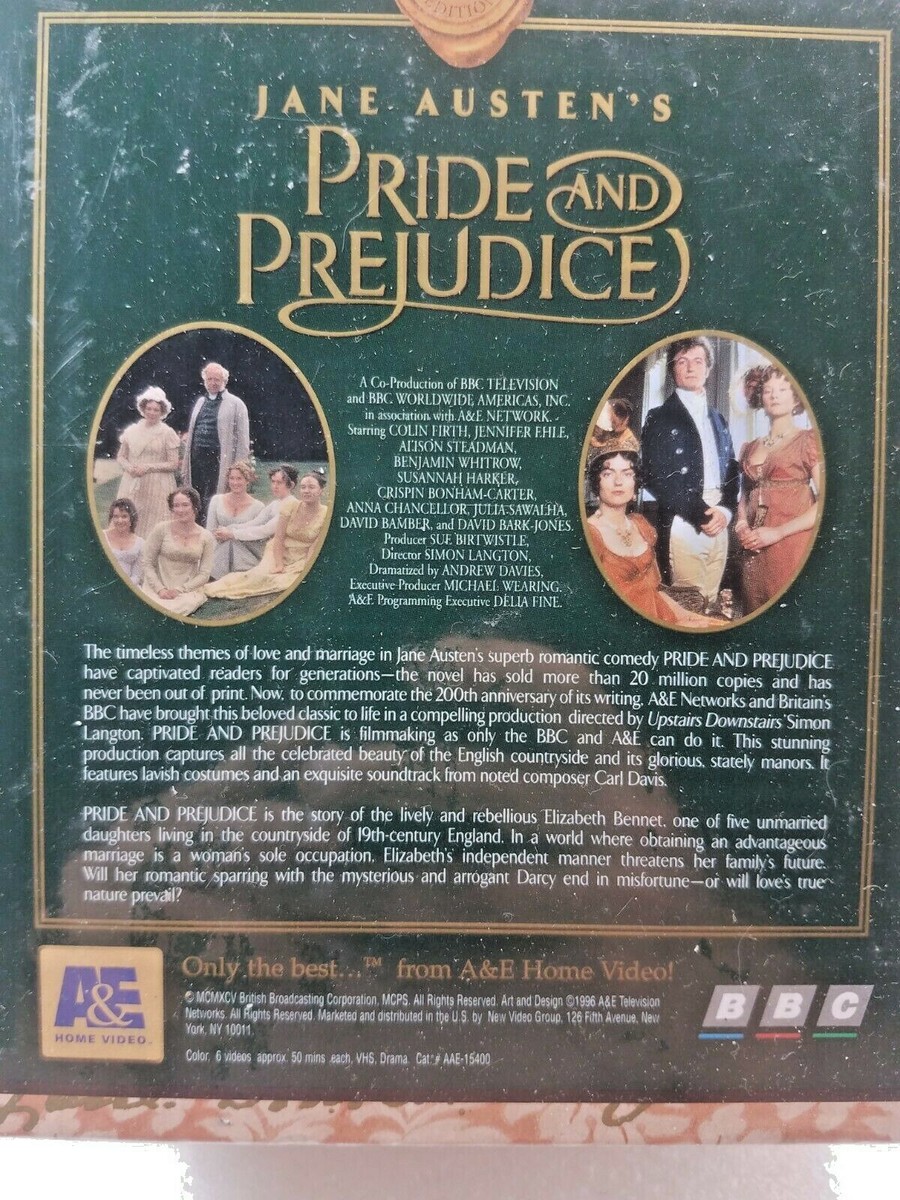 (未使用･未開封品)Pride & Prejudice [VHS] Pride and Prejudice (Mini-Series) (VHS, 1996, 6-Tape Set