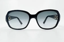 Christian Dior 2ZYQ8 Sunglasses Womens Black Wrap 56-17-130 12219