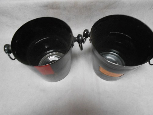 2 Vintage French Champagne Ice Bucket cooler VEUVE CLICQUOT & BOLLINGER - Picture 10 of 10