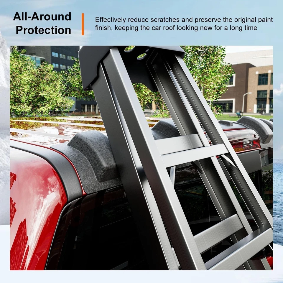 For Chevy Silverado 14-18 Rear Roof Spoiler Replacement Upgraded Trim Protector Foto 3 de 4