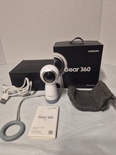 Samsung - Gear 360 Real 360 Degree 4K VR Camera SM-R210NZWAXAR