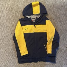 Vintage 00  s NIKE Hooded Full Zip Windbreaker Jacket Size Boys L