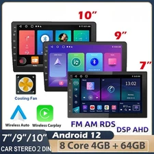 2 Din Android Car Radio Automotive Multimedia Wireless Carplay GPS Stereo