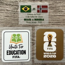 Mondial 2026 BRAZIL vs NORWAY Match Details New Jersey Patch Badge