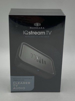 IQstream TV Audio Streamer Hear TV Better by Nuheara Qualcomm aptX Low Latency