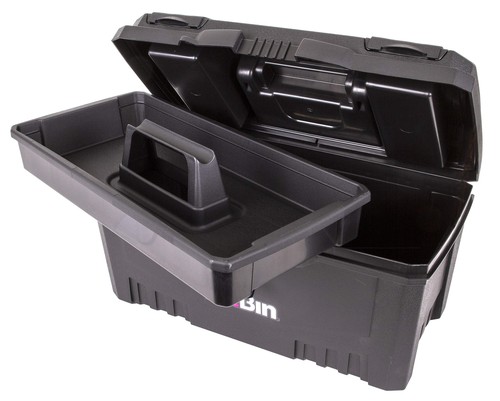 6918AB Twin Top 17 inch Supply Box, Portable Art & Craft Supply Organizer wit... - Picture 7 of 9