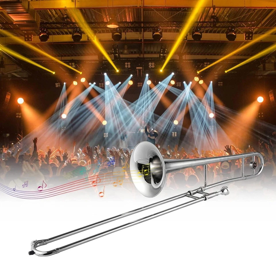 Juego completo de trombón alto: boquilla de cuproníquel y kit de limpieza incluidos Foto 4 de 4