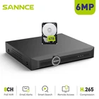 SANNCE 6MP 8CH 8MP POE NVR Home IP Network Video Recorder CCTV Security System