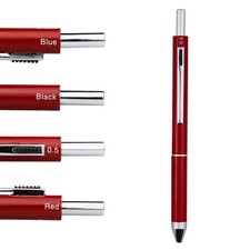 4-in-1 Metal Multifunction Pen Multicolor Pen 0.5mm Mechanical Pencil