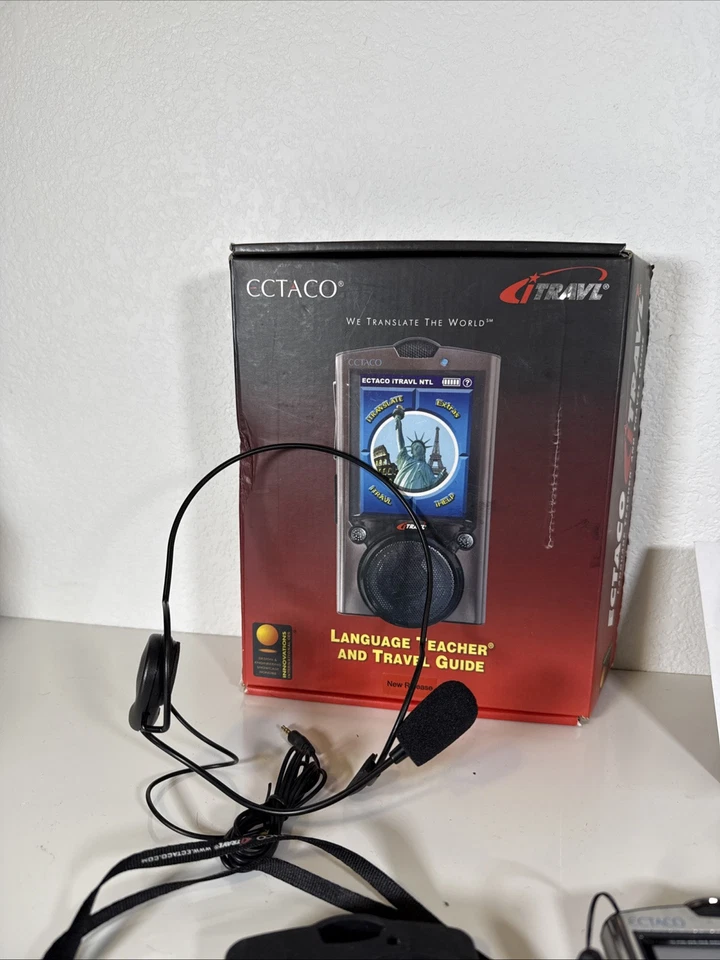 ECTACO iTRAVL NTL-8W Electronic 2-way Speech To Speech Translator 8 Languages - Image 2 of 4