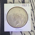 New Listing1923-S Peace Silver Dollar $1 S Mint Mark Business Strike 90% Silver