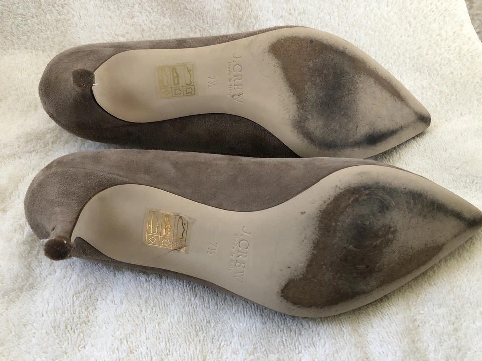 Damas -J Crew (Tacones Gatito)- Talla 7 1/2 Foto 3 de 4