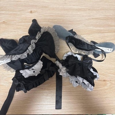 My Melo Kuromi Plush Toy Costume Gothic Night Party #acac29