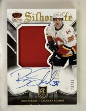 2013-14 Crown Royale Rookie Silhouette Patch Autographs AUTO #156 Ben Street /25