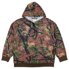 Chucky Mens Brown Camouflage Pullover Hoodie Sweatshirt