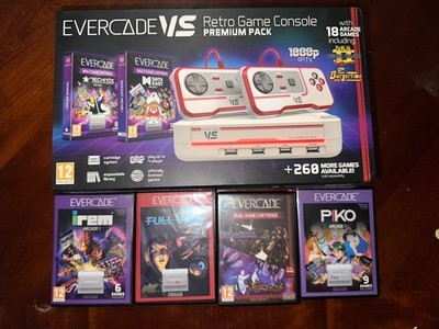 Evercade VS Bundle CIB + Full Void #32 + 4 Games Complete Rare