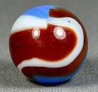 RARE AKRO AGATE NEAR MINT PLUS 25/32" LIBERTY MARBLE KILLER — photo 3