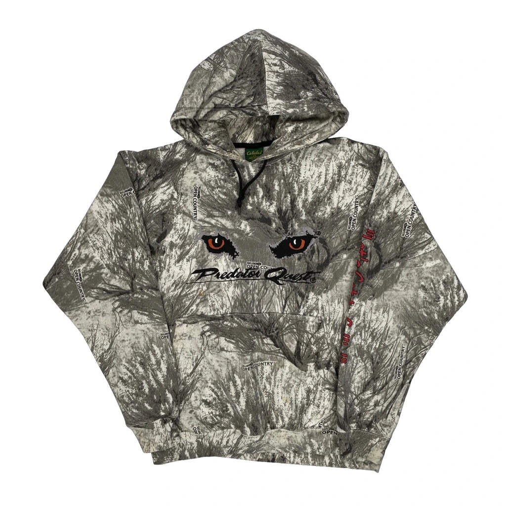 Cabelas Hoodie - Large Camo Cotton Blend
