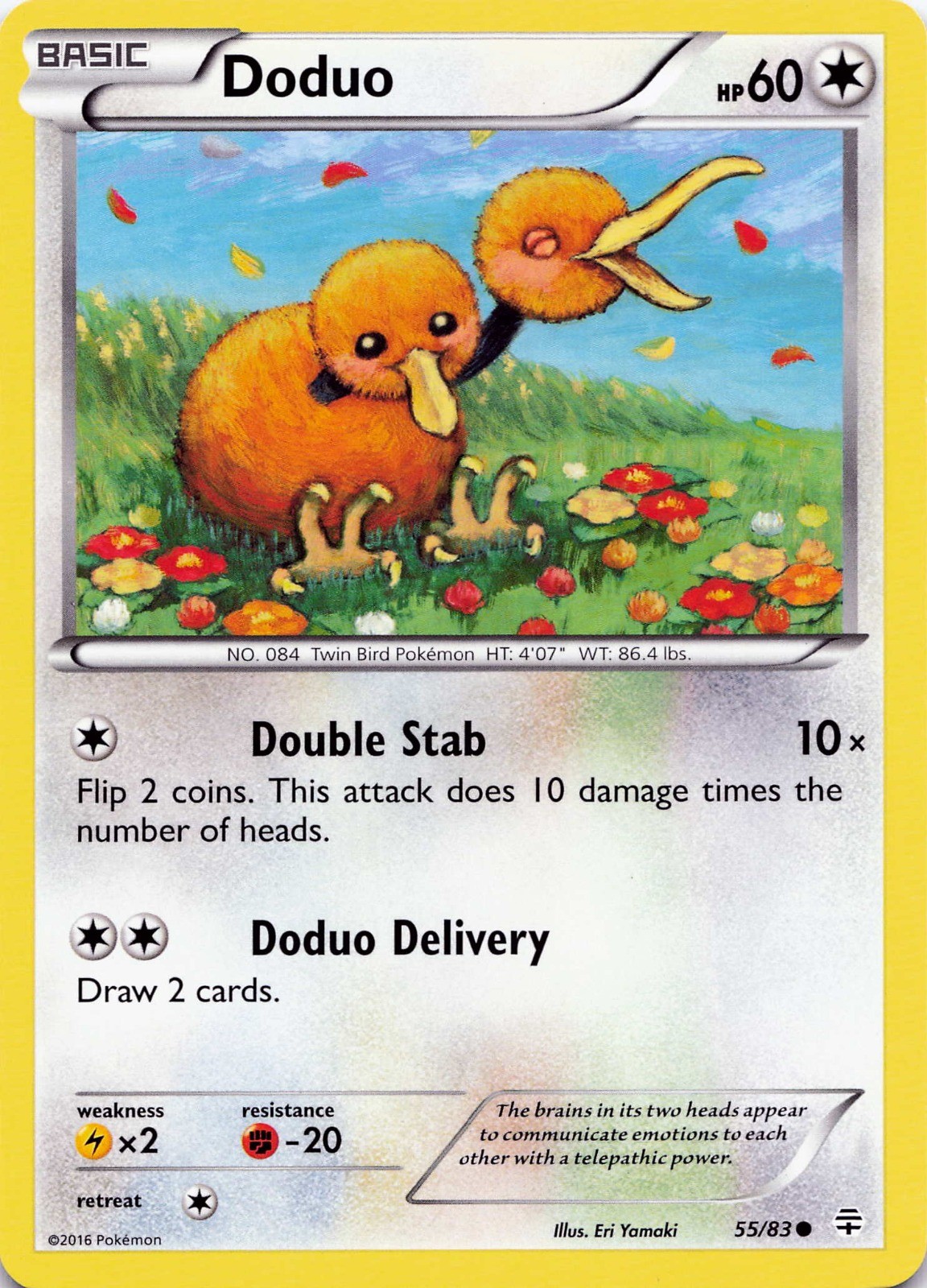 Pokémon TCG Doduo #55/83 Generations NM