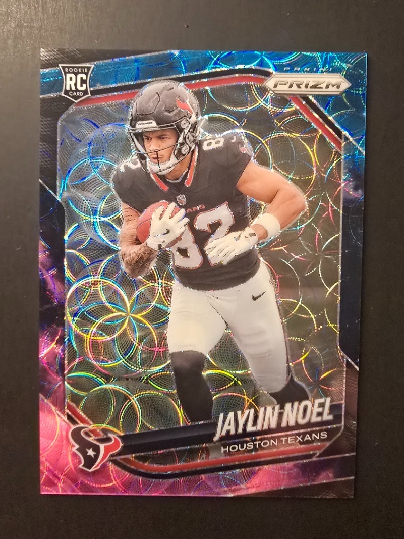 2025 Prizm Choice Jaylin Noel Nebula 1/1 #386 Texans