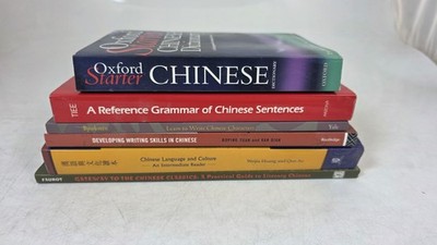 Lot of 6 - Chinese Language Learning Books: Culture, Grammar, History, Character