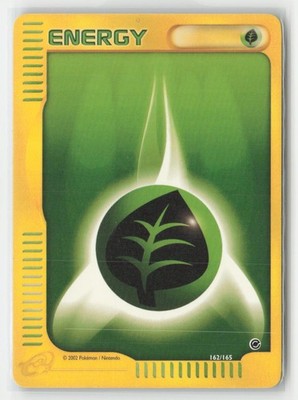 Grass Energy 162/165 Expedition Base Set Pokemon Near Mint