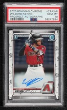 2020 Bowman Chrome Prospect Auto Wilderd Patino #CPA-WP PSA 10 GEM MT Auto 03ox