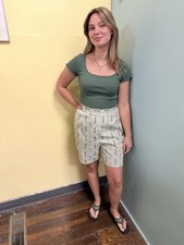 Vintage 50s/60s MCM High Waisted Embroidered Women's Shorts