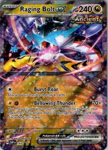Raging Bolt ex SVP 145 Scarlet & Violet Black Star Promos Promo Holo