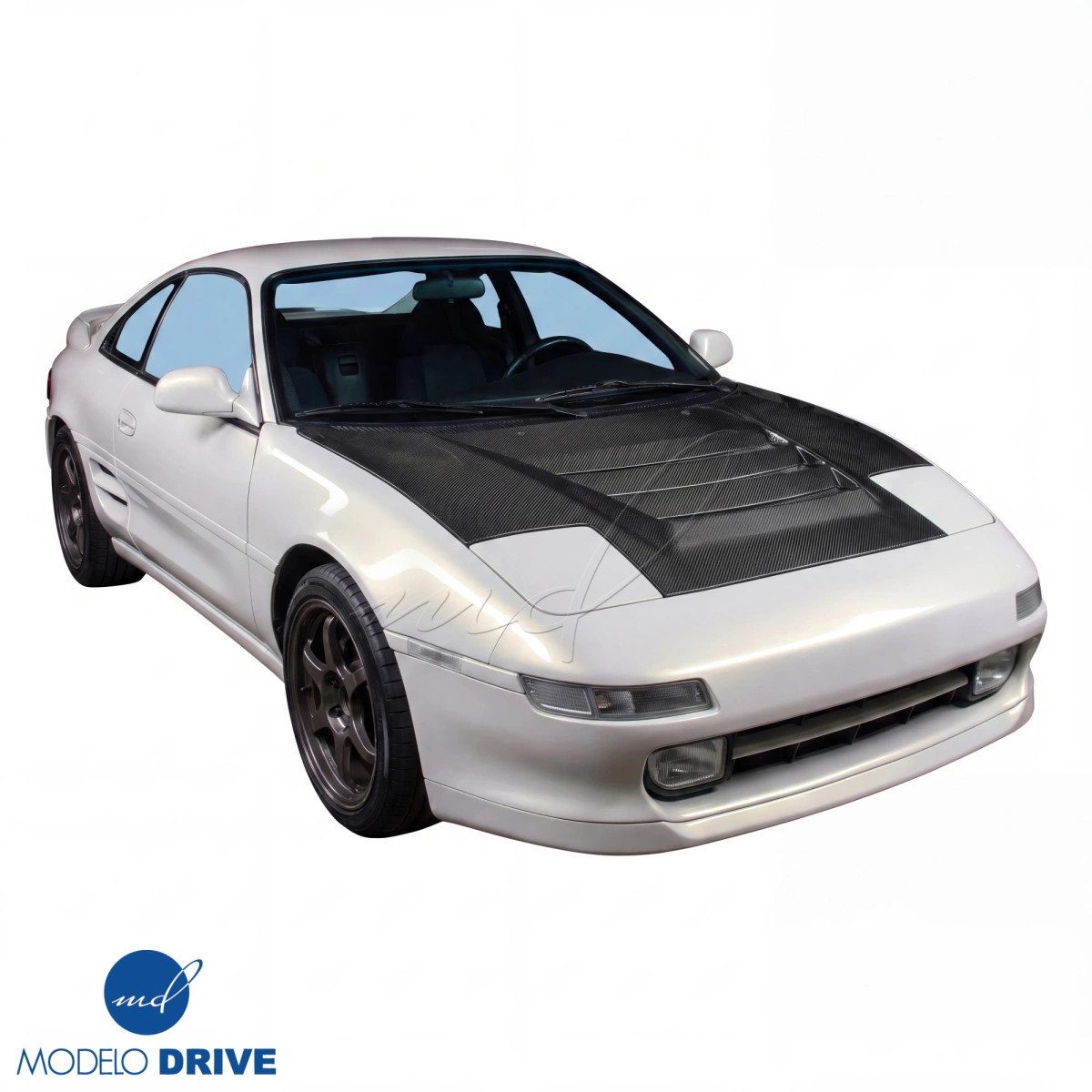 ModeloDrive Carbon Fiber BSPO Hood (front) (SW20) for MR2 Toyota