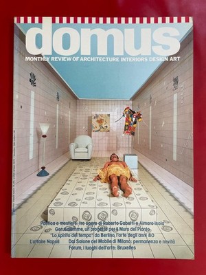 DOMUS Nr. 634 (1982) Architekturzeitschrift Design Art ROBERTO GABETTI WEWERKA