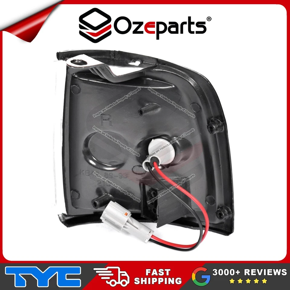 Set / Pair LH+RH Corner Light Park Lamp (Black) For Holden Rodeo TF Ute 91~97 - image 4 of 4