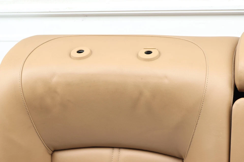 BMW 740I 2010-2015 - Conjunto de cojín de respaldo de asiento superior trasero (cuero) Foto 2 de 4