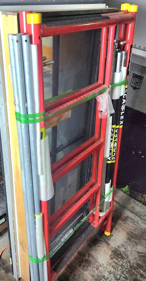 Build Frames B-Size Masonry Frames SCAFFLEX Steel 5' H x 7' L 2700lb Scaffolding - Image 3 of 4