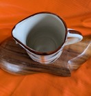Vintage 1960s Masco Mid-Century Hand-Painted Abstract Tropicana Pitcher and Cups — photo 6