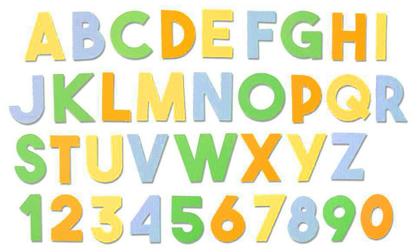 Sizzix Bigz XL Chunky alphabet die #664385 MSRP $89.99 by E. Tootle, FREE SHIP